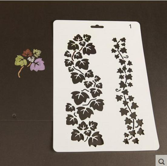 Инструменты для самостоятельного украшения альбомов: Тематическая кружевная линейка, полые шаблоны для домашних животных и принадлежности для рисования