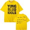 Youngblud Idols The World Tour 2026 T Shirts for Unisex Women Gothic Hip Hop Streetwear Tshirts 100 Cotton Oversized T Shirt Tops