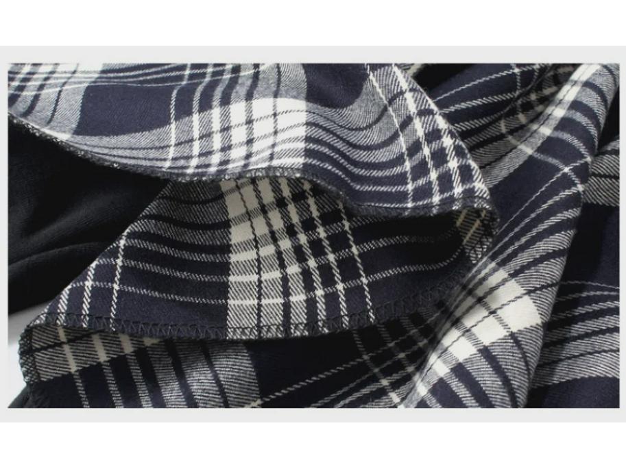 Детские весенние леггинсы в корейском стиле в клетку с юбкой из хлопка и кашемира