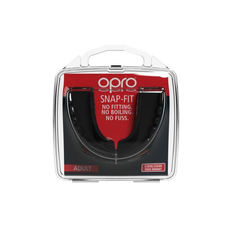 Opro Kids' Mouthguard Snap Fit Black