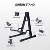 Складная подставка для гитары А-образная подставка Нескользящая резиновая подкладка Мягкая губчатая подставка Портативные подставки для гитары