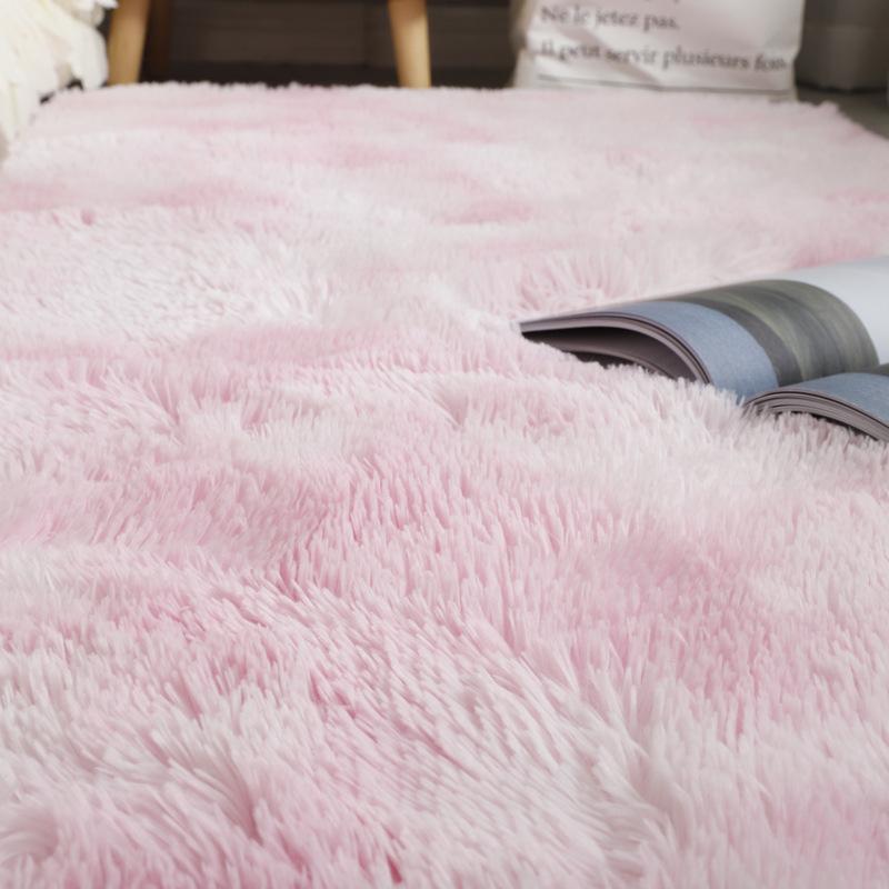 Ковры для большой гостиной 160x230 Тумбочки Спальня Напольное покрытие Коврики Розовый пушистый интерьер Вход Журнальные столики Коврики