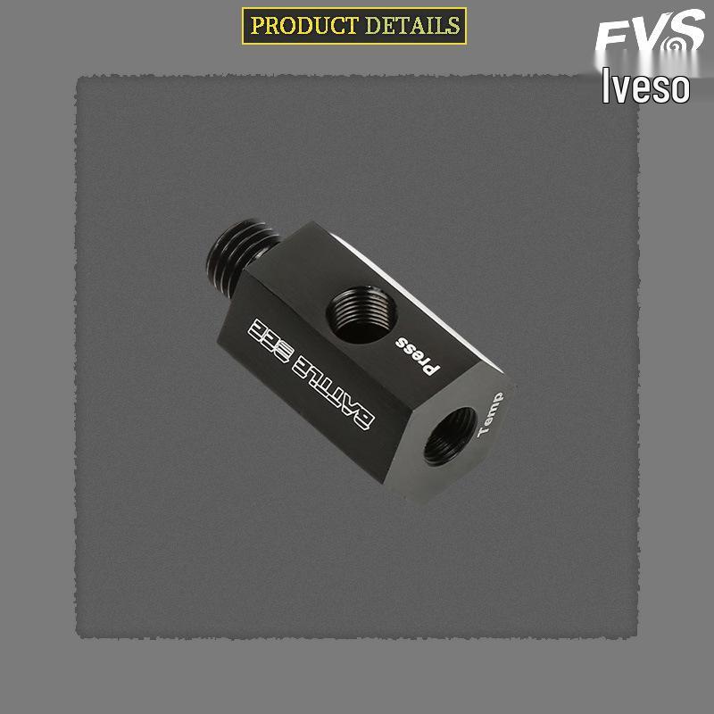 BMW N20 Engine Oil Catch Can with Temp/Pressure Gauge Mount