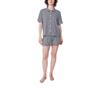 Petit Bateau Short Sleeve Pajamas A0CJW XXS Navy/Off-White