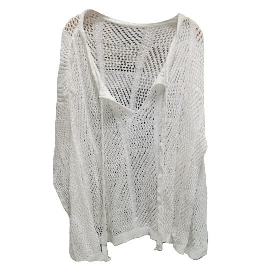 Осенне-зимний мужской свитер с ажурной резинкой и длинными рукавами, однотонный трикотажный пуловер