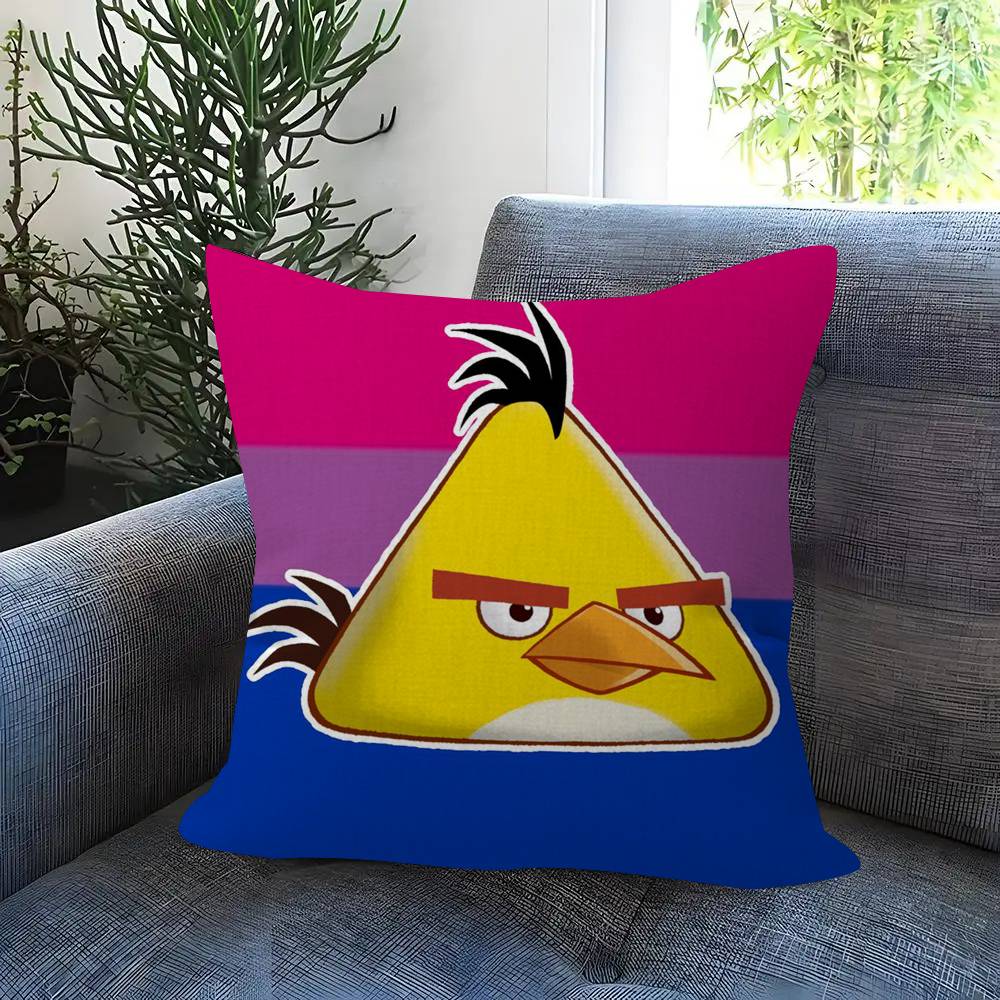 Анимация A-A-Angry Birds Мультяшная Наволочка Дюймы Сельский Декор Домашние Подушки-Пледы Для Декора Дивана