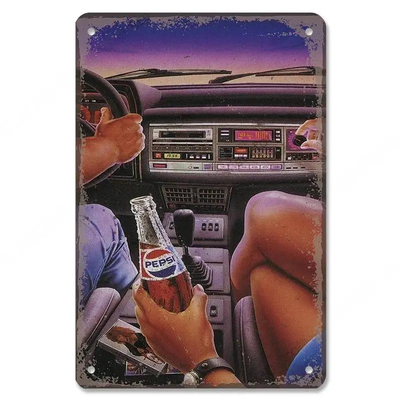 Винтажный папин автомобильный плакат с автобусом, ретро металлические таблички, знаки Гран-при, автомобильная металлическая жесть, гараж, бар, паб, клуб, домашний декор стены