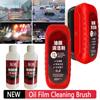 Automotive Oil Film Cleaning Brush 100-340ml Car Windshield Cleaner Glass Film Removal Fluid Oil Film Wiping Auto Accessories