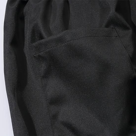 Мужские брюки-карго в стиле хип-хоп, индивидуальные прямые брюки с ремешком, декор, сплошной цвет, глубокая промежность, свободная уличная одежда, эластичная талия, мужские брюки с ремешками на щиколотке