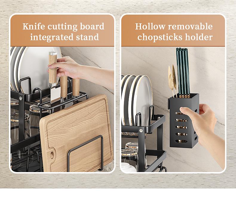 Cross-Border Kitchen Dish & Bowl Storage Drain Rack