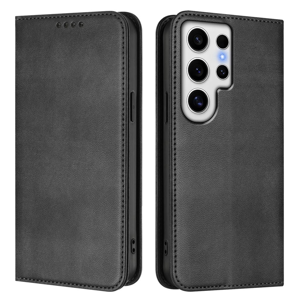 For Samsung Galaxy S24 Ultra Wallet Cases Retro Texture RFID Blocking Leather Phone Cover