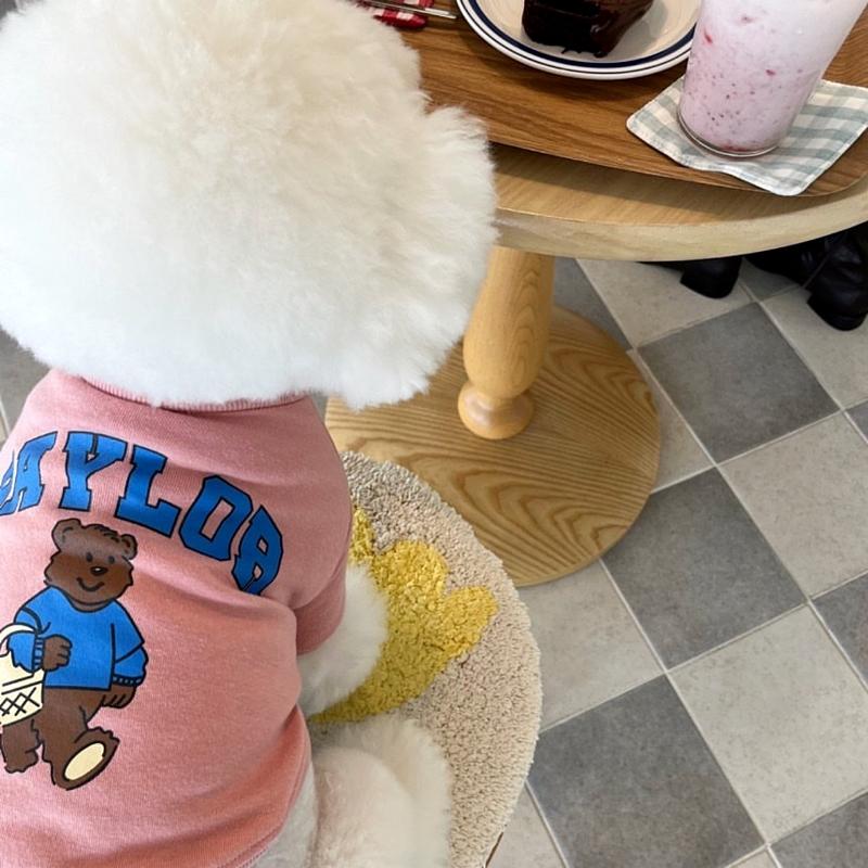 Winter Dog Coat Pet Dog Warm Clothes Puppy Hoodies Chihuahua French Bulldog Bichon Pug Clothing Solid Letter Warm Dog Sweatshirt