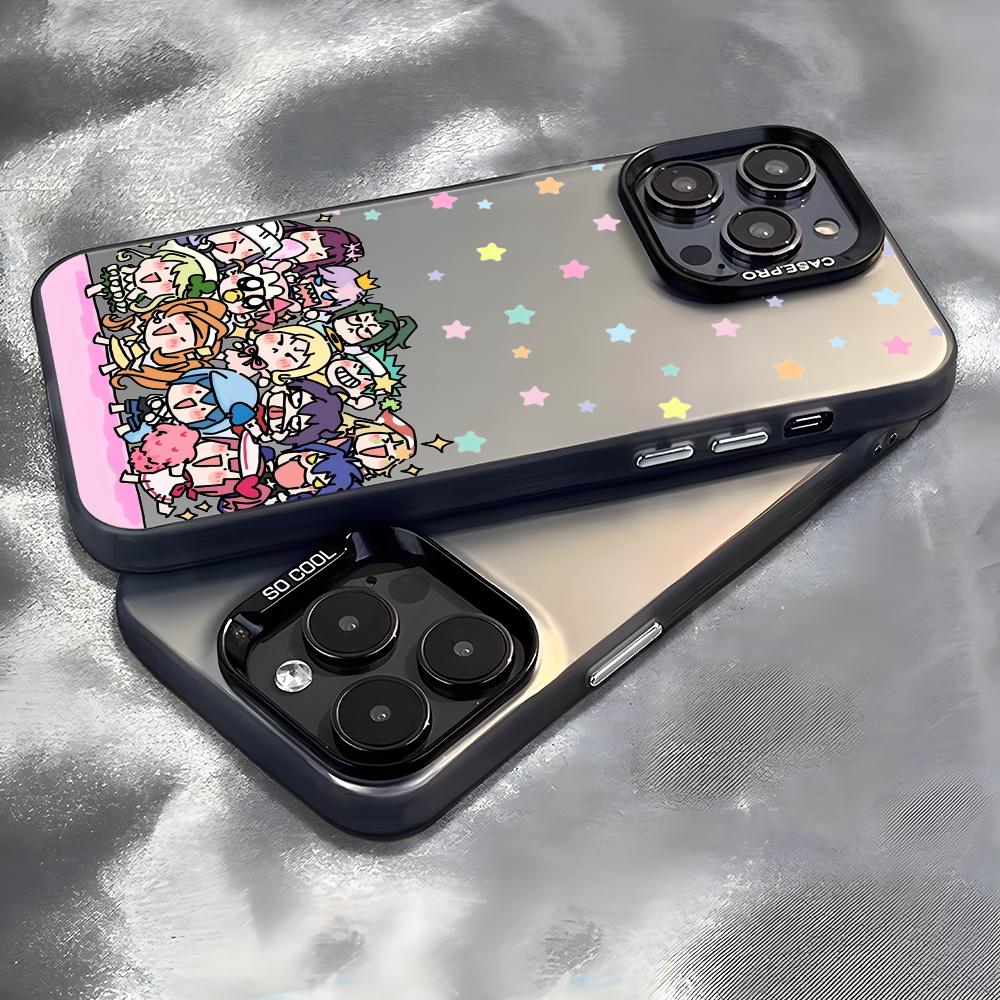 Аниме S-Shugos Charas Чехол для телефона для iPhone 17 16 15 14 13 12 11 Pro Max Air Цветной Матовый Лазерный Аврора Ударопрочный Чехол для телефона