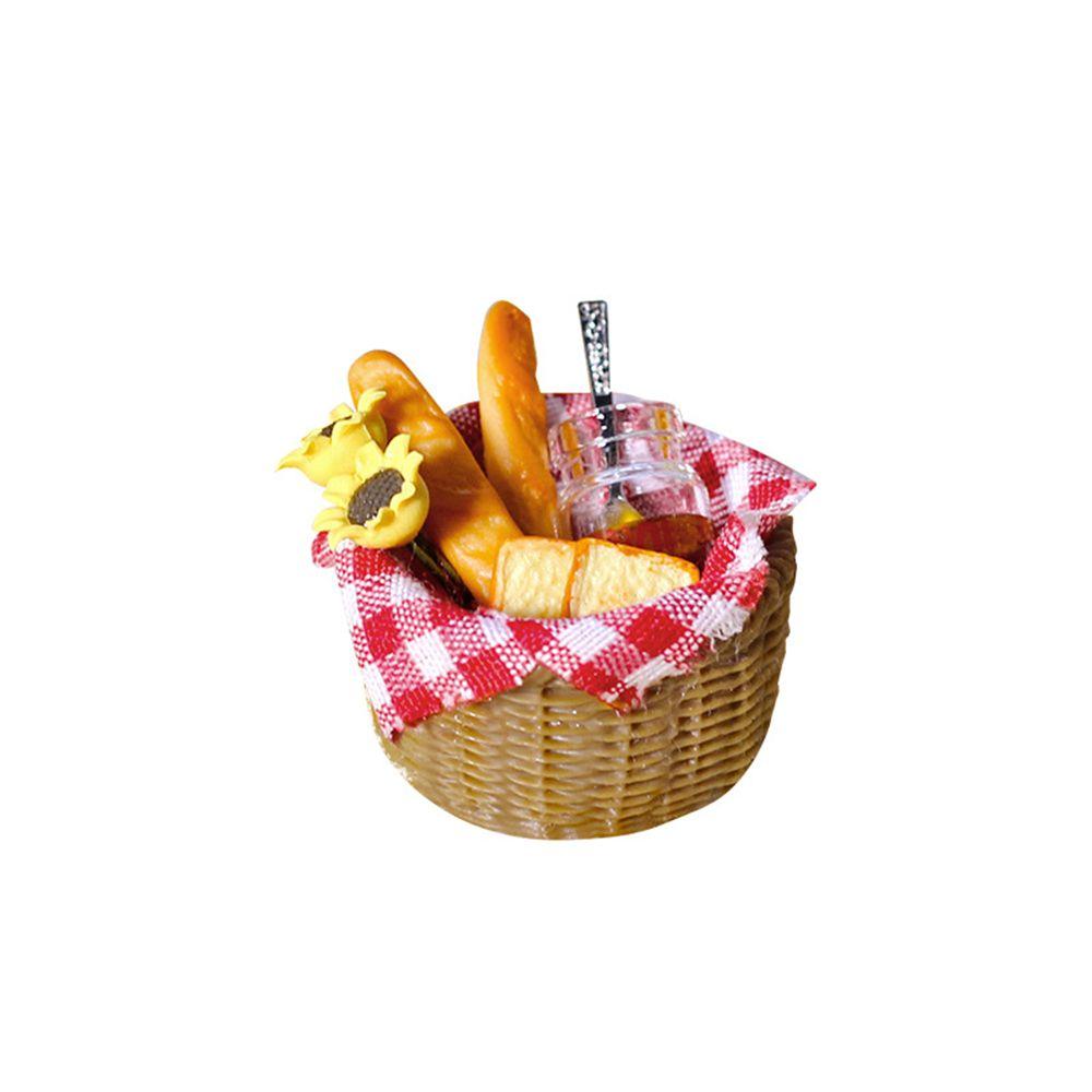 Kitchen Tool Model Doll Accessories Simulation Food Toys Dollhouse Food Miniature Bread Basket