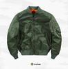 Men's Spring MA-1 Bomber Jacket: Solid Color Motorcycle Outerwear, Plus Size Baseball Collar Flight Suit