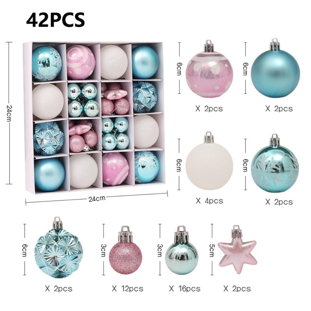 Новогоднее украшение на елку Пластиковый расписной шар Рождественские украшения Новая подвесная рождественская елка