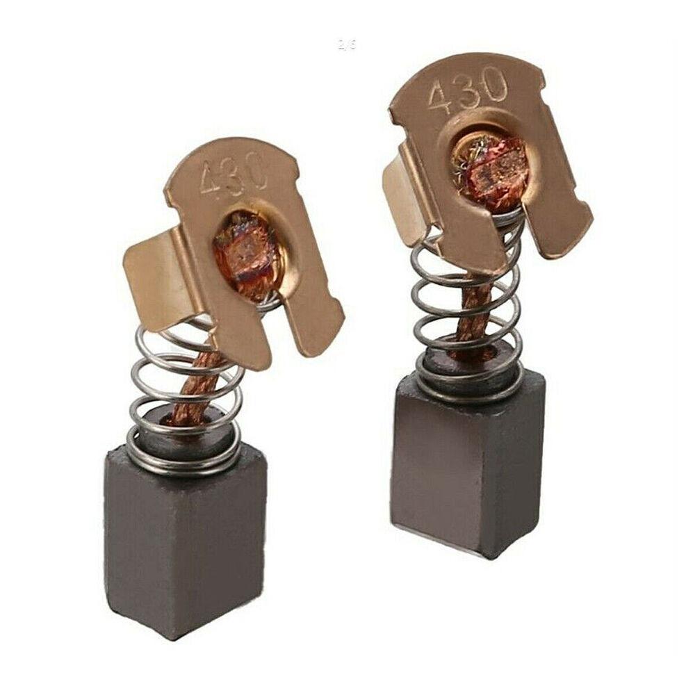 5pcs/Set Plastic Brush Holder + Caps Metal Carbon Brushes & Caps for Makita BGA450 BGA452 DGA452