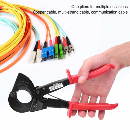 HS-325A Ratchet Cable Cutter Copper Insulated Aluminum Cutting Tool HCS 240mm (HS-325A)