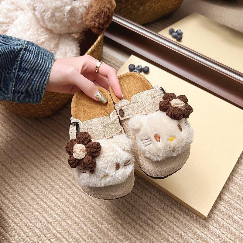 Детские сандалии Birkenstock для девочек - летняя модная обувь 2025 года с мягкой нескользящей подошвой.