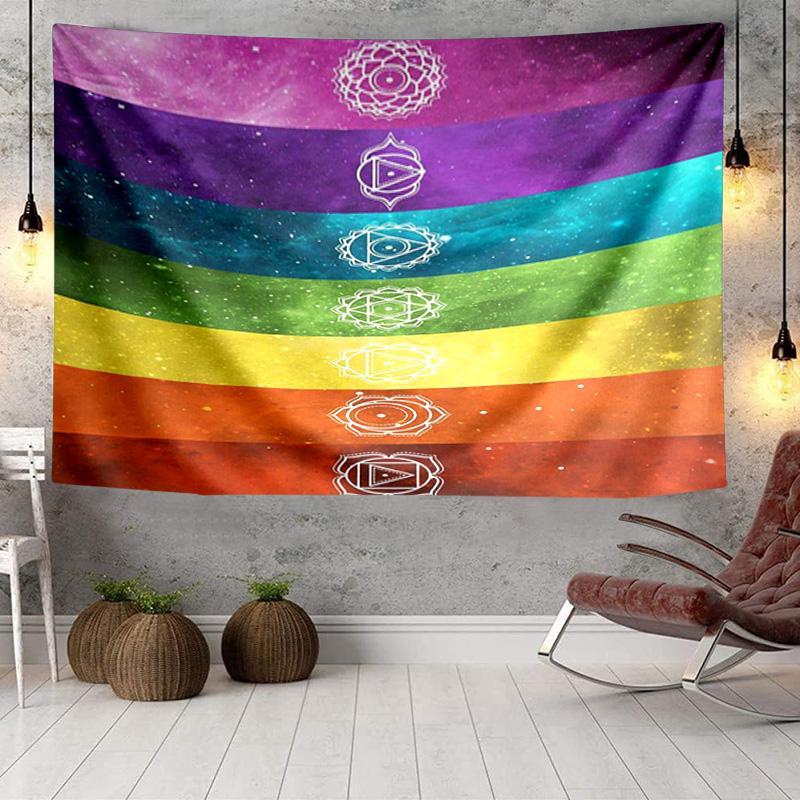 Chakra Balance Meditation Tapestry Room Decoration Wall Hanging for Living Room Bedroom, dormitory, Birthday and Christmas gifts