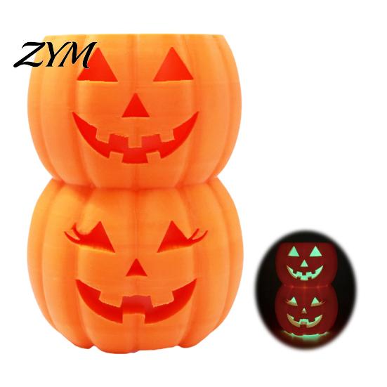 Beverage Can Cooler Halloween Ghost Pumpkin Drink Holder for 12oz Cans, Double Stacked 3D Printed Party, Heat Insulation Sleeve Soda Beer