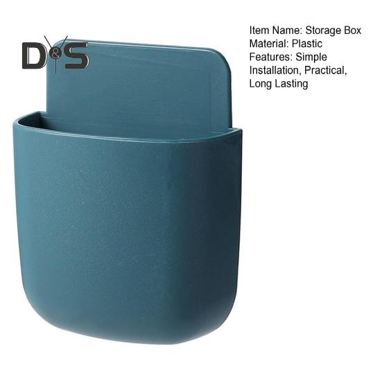 Настенный ящик для хранения вещей, прочный, выдерживающий нагрузку, простая установка, многофункциональный держатель для телефона, органайзер для хранения с дистанционным управлением