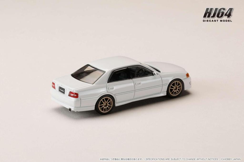 1/64 Toyota Chaser Tourer V (JZX100) Ранняя версия (1996) 10-спицевые диски в JDM стиле Super White II