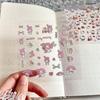 Прозрачные мультяшные наклейки Kuromi Sanrio: Водонепроницаемое DIY Украшение для Журнала