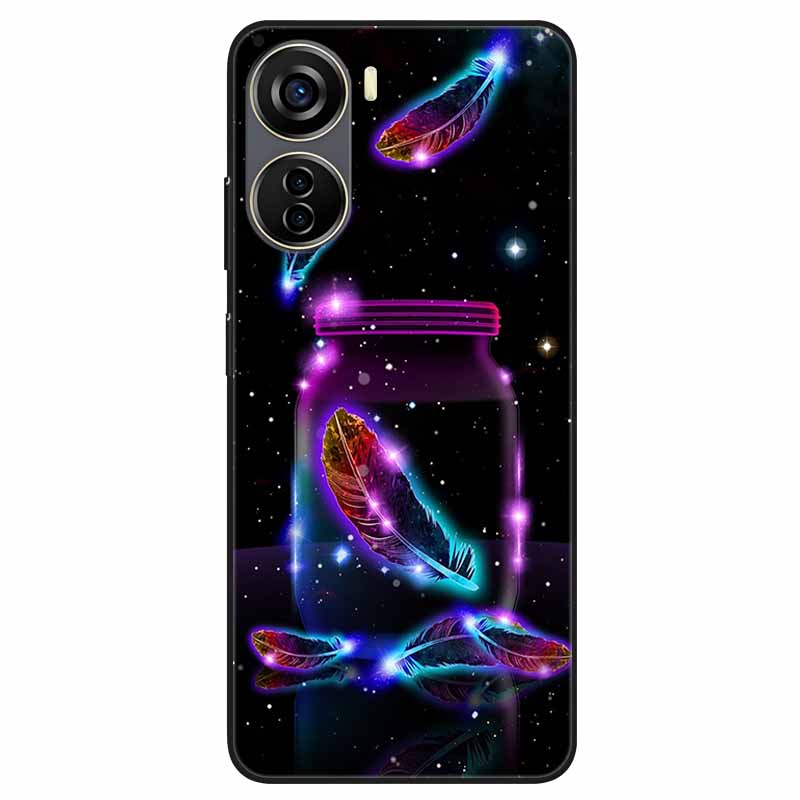 For ZTE Libero 5G IV Case A302 Soft Silicone Lovely Shockproof Cover for ZTE Libero 5G IV TPU Coque Cute Cats Funda Shells 6.6''