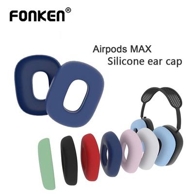 FONKEN Для AirPods Max Сменные силиконовые амбушюры Чехлы для наушников Подушечки для наушников Защитный чехол с рукавом Аксессуар для гарнитуры