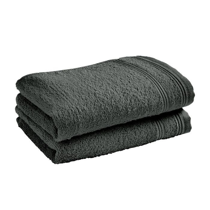 Set of 2 "Spa" Guest Towels 30 X 50 Cm / 400 Gr/m² - "Spa" Slate