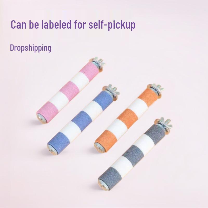 Frosted Parrot Claw & Beak Grinding Stand Toy