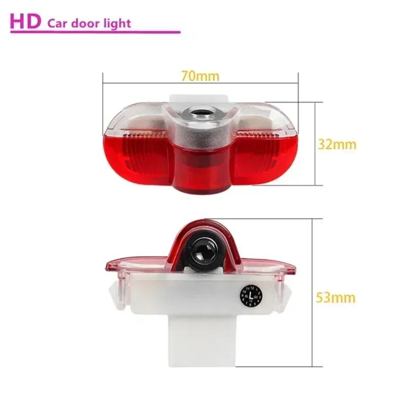 lcbn4 2Pcs Led Emblem Car Door Light Luces Projector Lamps Accessories For SEAT MK1 2005 2006 FR  Alhambra Leon