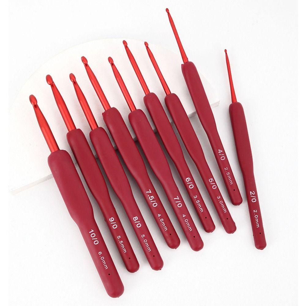 Премиальные алюминиевые крючки для вязания 2 мм-6 мм спицы для вязания спицы подарок маме