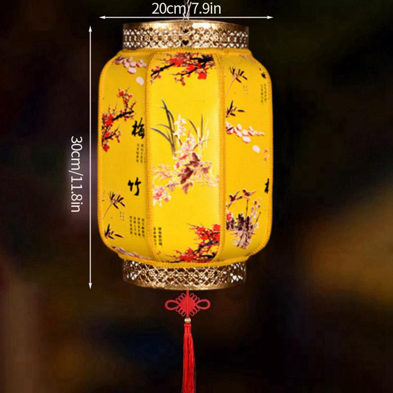 Traditional Red Lantern Chinese New Year Lanterns Spring Festival Decor 2025 Year of Snake Decor Fu Lantern Hanging Ornament