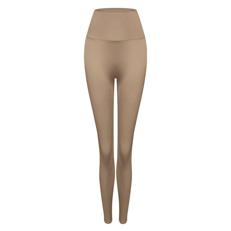 Womens High-Waisted Yoga Leggings With Butt-Lifting Design Pilates Gym Running Outdoor Fitness Stretchy Slim Fit