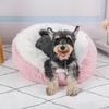 Donut Dog Bed для средних собак Мягкая кровать Домашние животные Круглые аксессуары Маленькая корзина Диван Корзины Для домашних животных Большие подушки Принадлежности для щенков Коврик для кошек