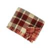 Korean Christmas Style Double-Sided Plaid Imitation Cashmere Scarf - Warm & Retro for Autumn/Winter.