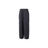Li Ning X Jackie Chan Kung Fu Series Innate Qi Solid Color Straight Loose Casual Pants Men Bottoms Charcoal-Black AKXT035-2
