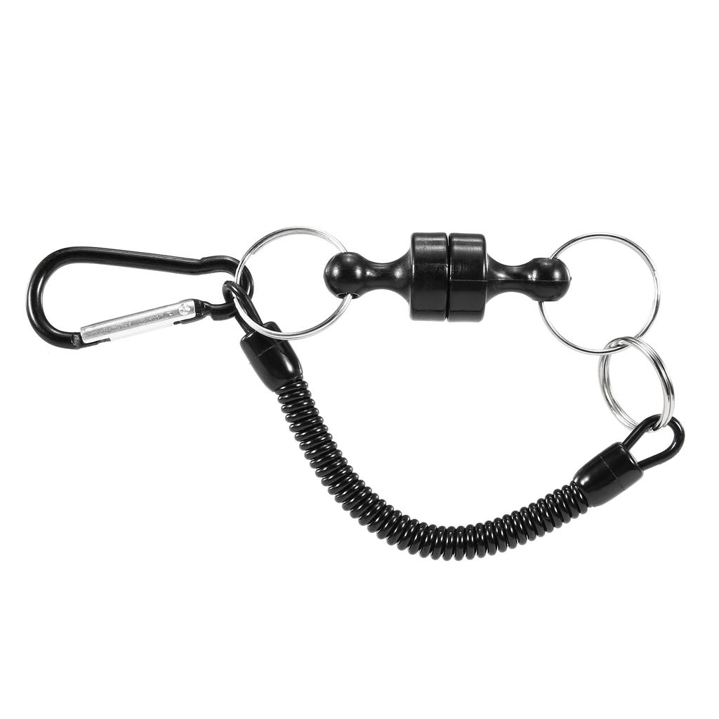 Lixada 6 шт. магнитный держатель с катушкой, шнурком, карабином, магнитной сеткой для мух