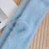 Cute Eyes Mink Fur Socks Soft Sleeping Socks Women Fashion Plush Dot Socks  Girls