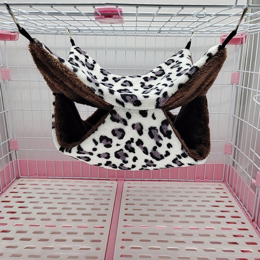 Зимний удобный домик для морской свинки, спальный мешок для маленьких животных, теплая клетка, домик для хомяка, гамак