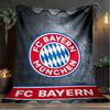 1PC Munich FC Crest Printed Soft Flannel Blanket Throw for Adult Bedroom Living Room Sofa Camping Travel Fan gifts Christmas Gifts