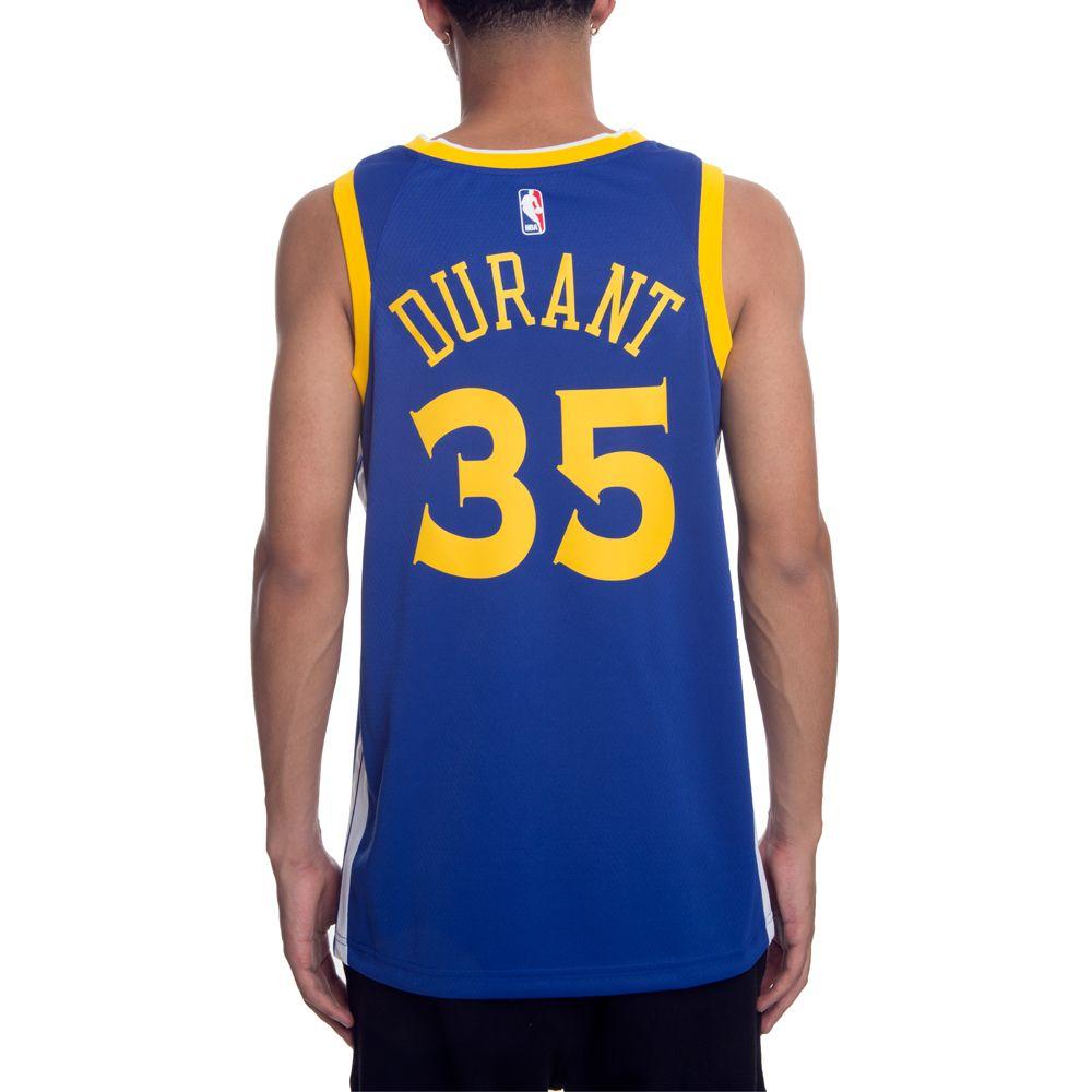 Nike Кевин Дюрант Баскетбольная майка Golden State Warriors, Fan Edition, мужские футболки номер 35, синие 864475-496