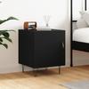 VidaXL Bedside Table Black 40x40x50 Cm Engineered Wood 827550