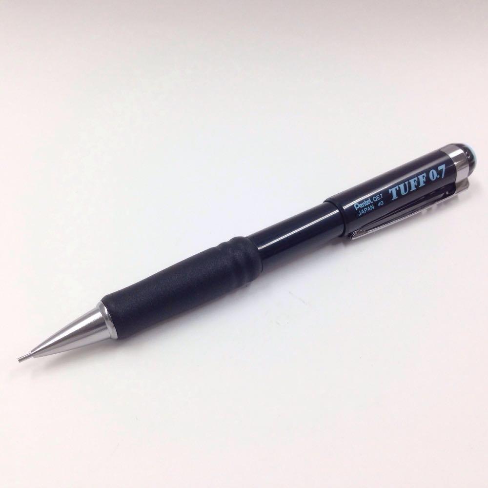 PENTEL Прочный механический карандаш 0,7 мм, черный, XQE7-A, упаковка 5 шт.
