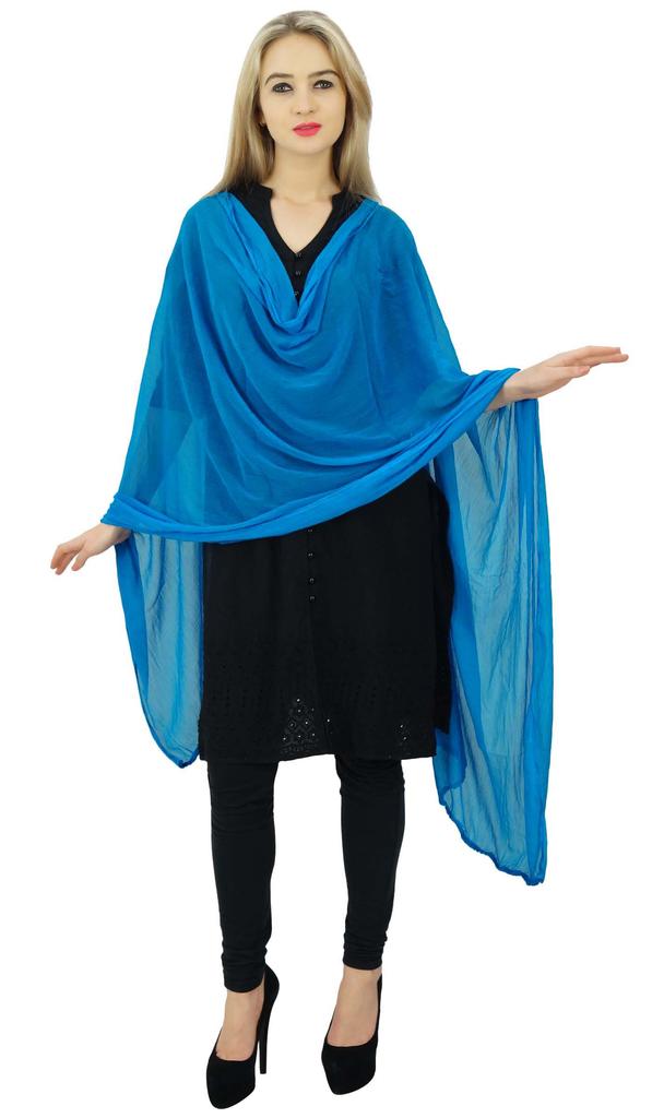 Женская модная летняя одежда из шифоновой смеси с длинным хиджабом Chunni Neck Wrap Stole