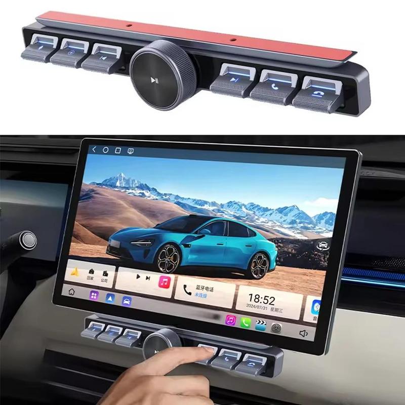 Steering Wheel Control Buttons Car Wireless Remote Distance Smart Control Navigation Control Long Buttons Android N7E2
