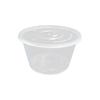 Disposable Round Transparent Food Containers, 1000ml