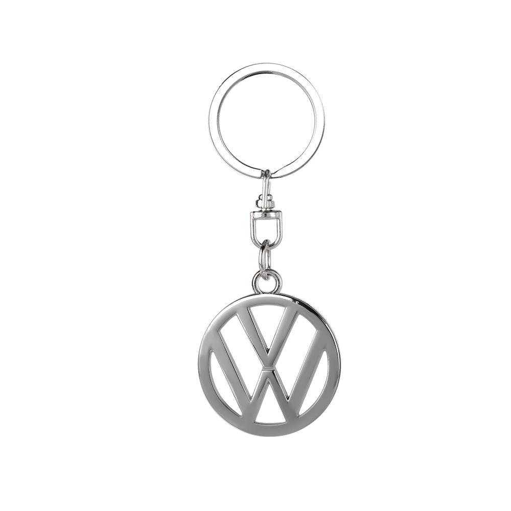 Metal/Leather Car Key Ring Braided Rope Key Case Key Chain For Volkswagen Golf 7 Caddy Passat CC Lavida Sagitar Scirocco Tiguan